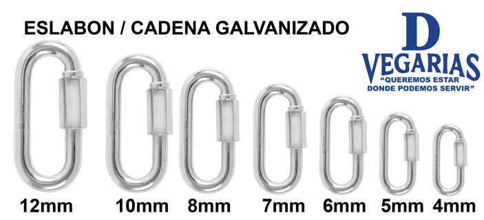 ESLABÓN / CADENA GALVANIZADO